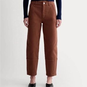 EVERLANE THE UTILITY BARREL PANT in Rosewood Size 6